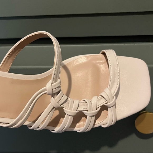 Express x Journee Off White Strappy Heel - Picture 5 of 5